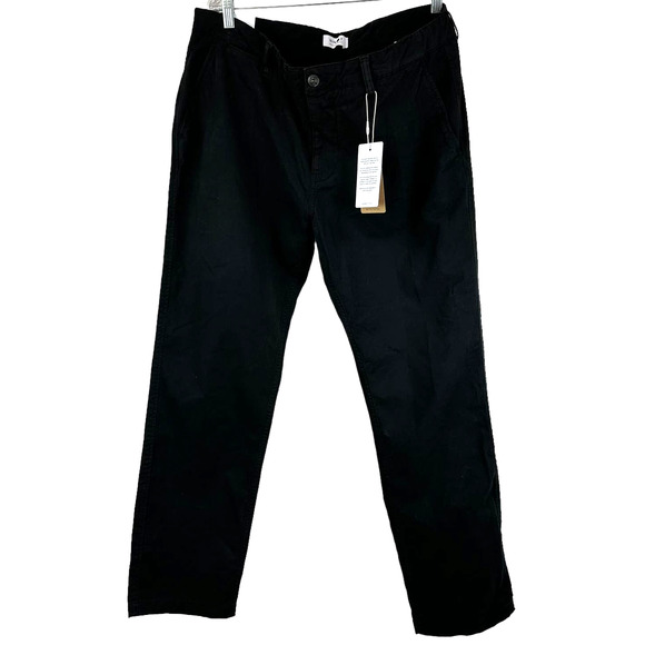 NN07 No Nationality Men's 38 x 32 Marco Slim Fit Black Chino Pants New With Tags